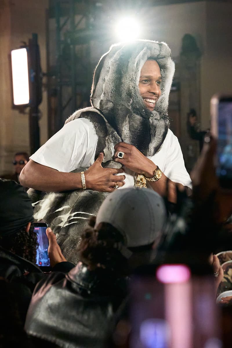 A$AP Rocky Breaks the Fourth Wall With AWGE FW26 at NYFW rihanna fall winter 2026 new york fashion week awegenization 3.d mule puma ray ban