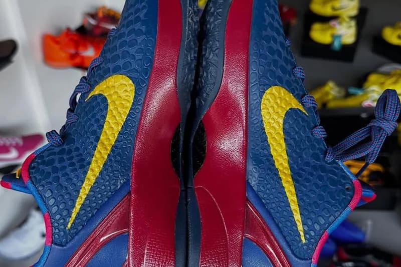 Rare FC Barcelona x Nike Kobe 6 Sample Has Surfaced Kobe Bryant’s love for the Spanish club football Blaugrana