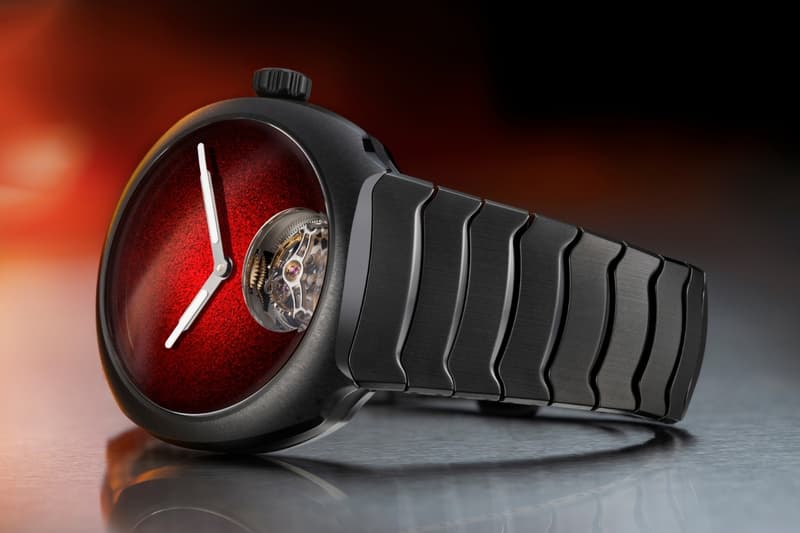 H. Moser & Cie. Streamliner Tourbillon Concept Ceramic Red Fumé Dial  ref. 6805‑2100 HMC 805 automatic caliber Release Info