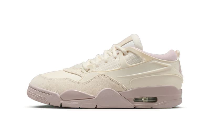 Air Jordan 4 RM "Pale Ivory/Particle Rose" Release Info FQ7940-102 nike jordan brand restomod low top