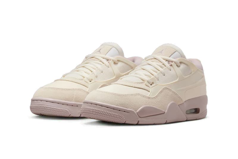 Air Jordan 4 RM "Pale Ivory/Particle Rose" Release Info FQ7940-102 nike jordan brand restomod low top