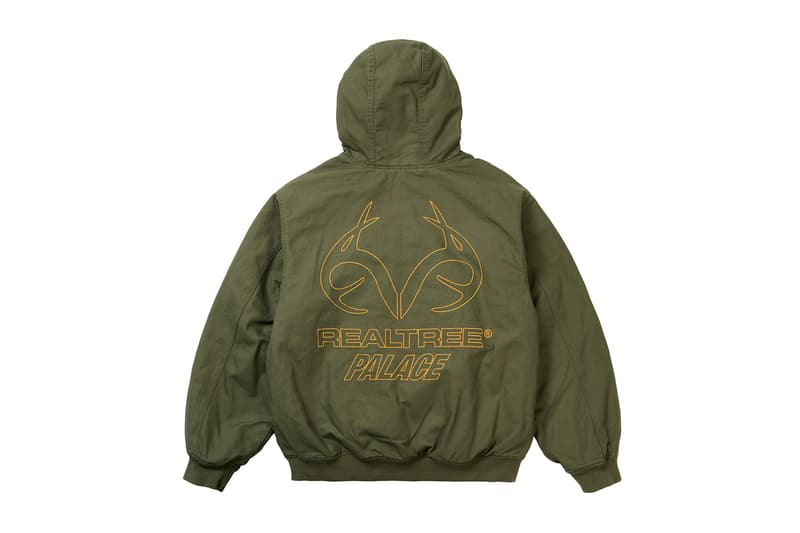 Everything Dropping at Palace This Week spring 2026 drop 3 realtree reversible jacket patchy flannel shirt corduroy realtree 6-panel edge lamb t-shirt me myself and tri t-shirt palace peace sofar hoodie beanie sporty zip hoodie jogger viola knit
