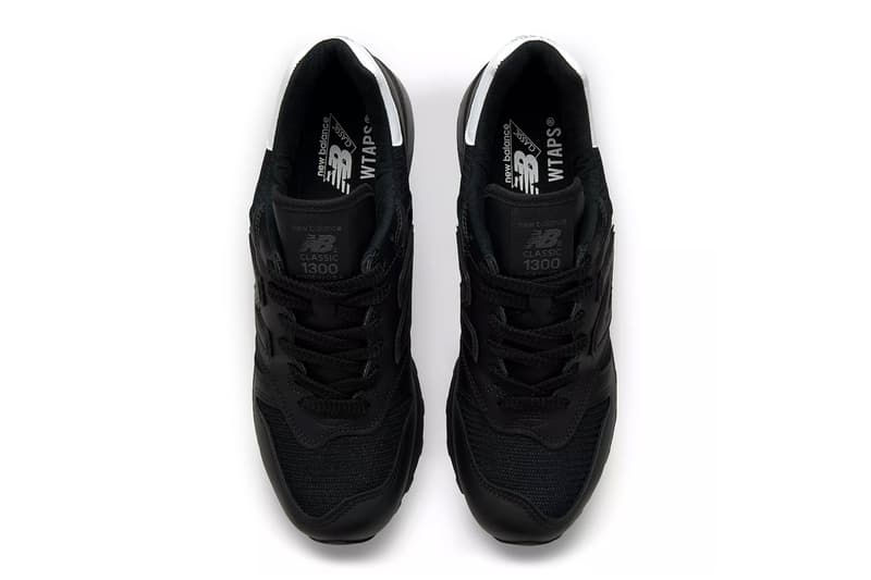WTAPS Reimagines the New Balance 1300 in Tactical Black Black/White-Black Cement