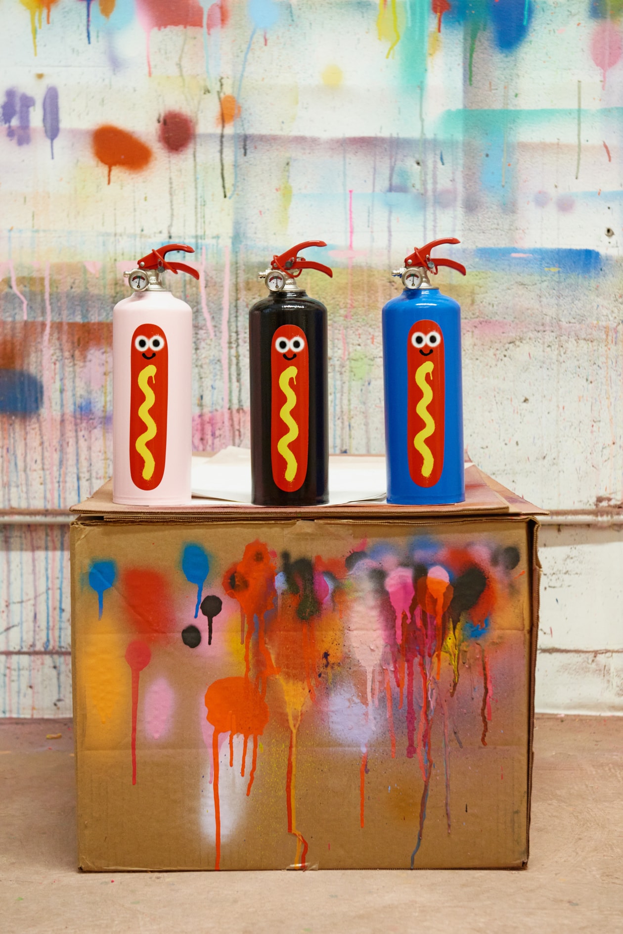 Lemonade Insurance and Jon Burgerman Launch Exclusive Fire Extinguisher Collectible 