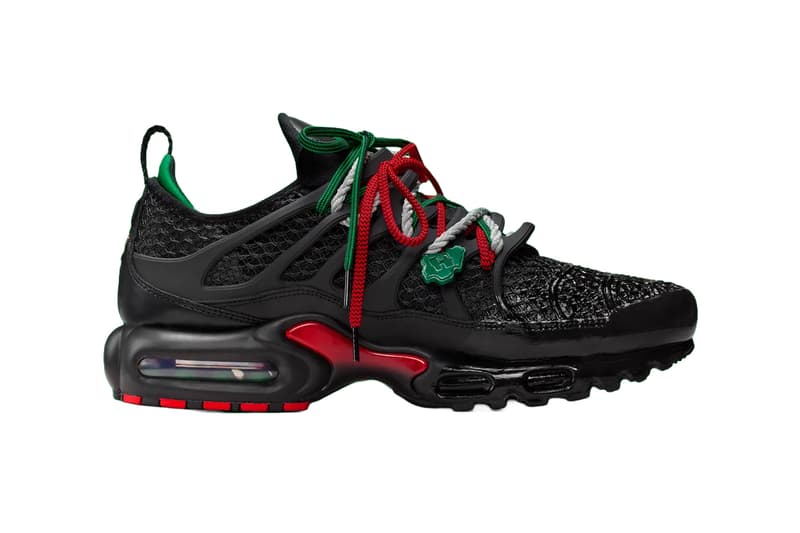 HOMECOMING Festival Celebrates African Culture With Two Bold Nike Air Max Plus Designs release info Black/University Red-Court Green, Safety Orange/Black-Bright Mandarin IM4960-001, IM4960-800
