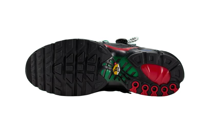 HOMECOMING Festival Celebrates African Culture With Two Bold Nike Air Max Plus Designs release info Black/University Red-Court Green, Safety Orange/Black-Bright Mandarin IM4960-001, IM4960-800