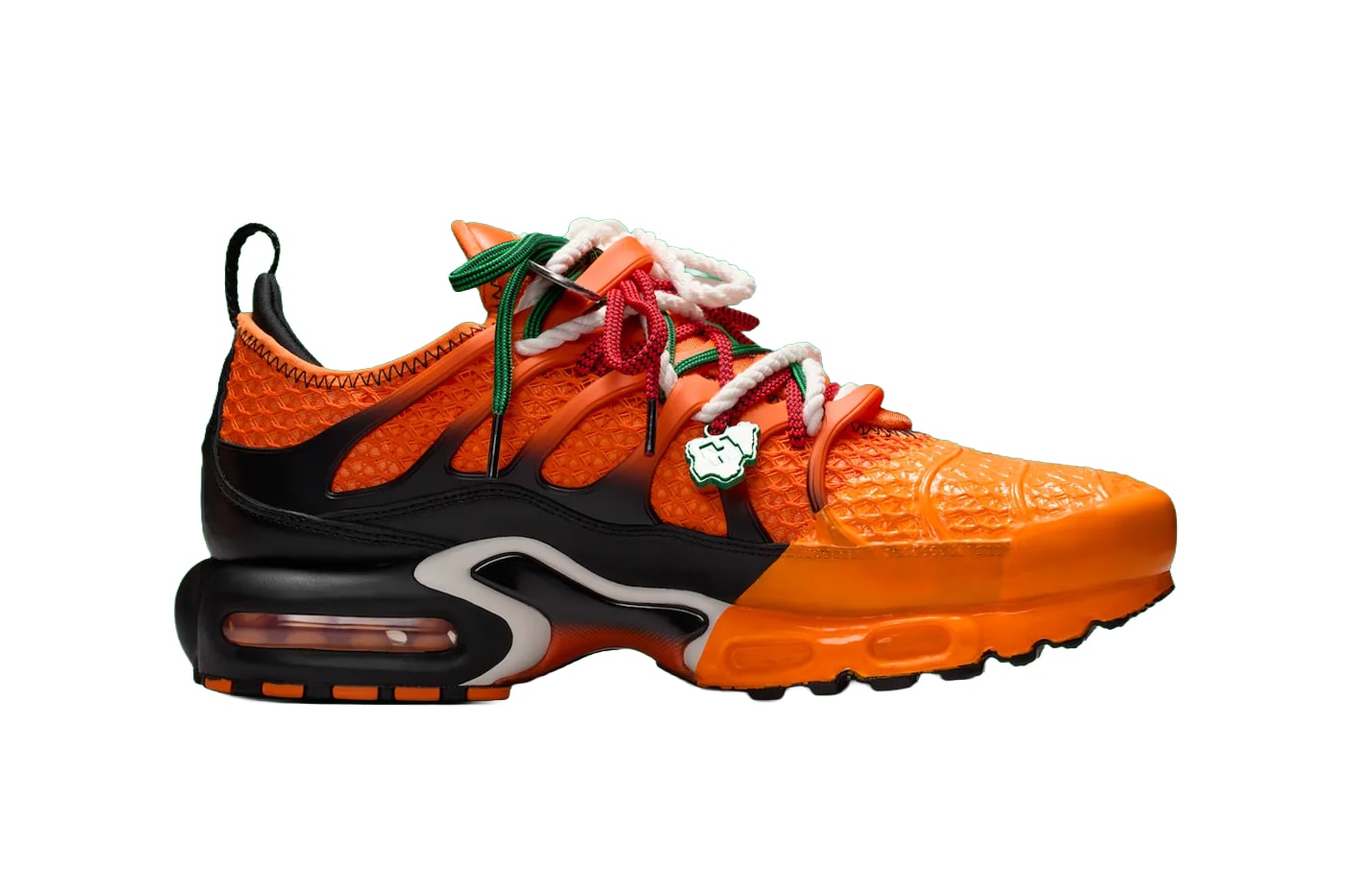 HOMECOMING Festival Celebrates African Culture With Two Bold Nike Air Max Plus Designs release info Black/University Red-Court Green, Safety Orange/Black-Bright Mandarin IM4960-001, IM4960-800