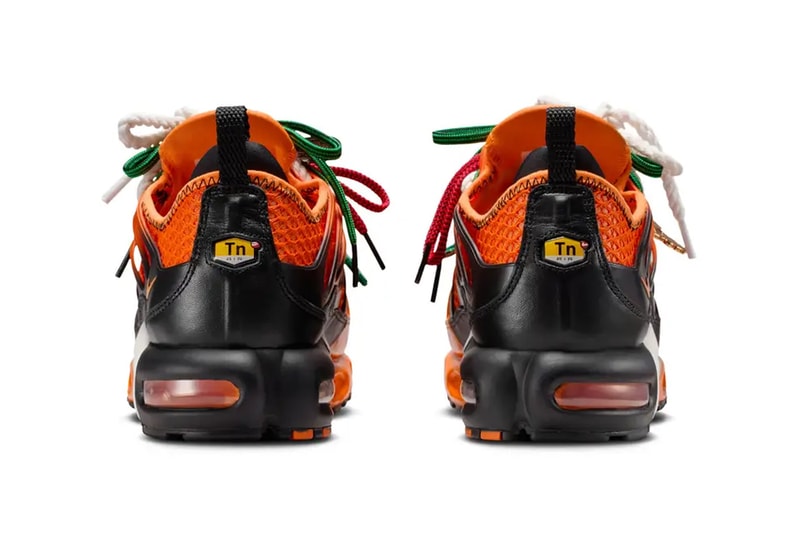 HOMECOMING Festival Celebrates African Culture With Two Bold Nike Air Max Plus Designs release info Black/University Red-Court Green, Safety Orange/Black-Bright Mandarin IM4960-001, IM4960-800