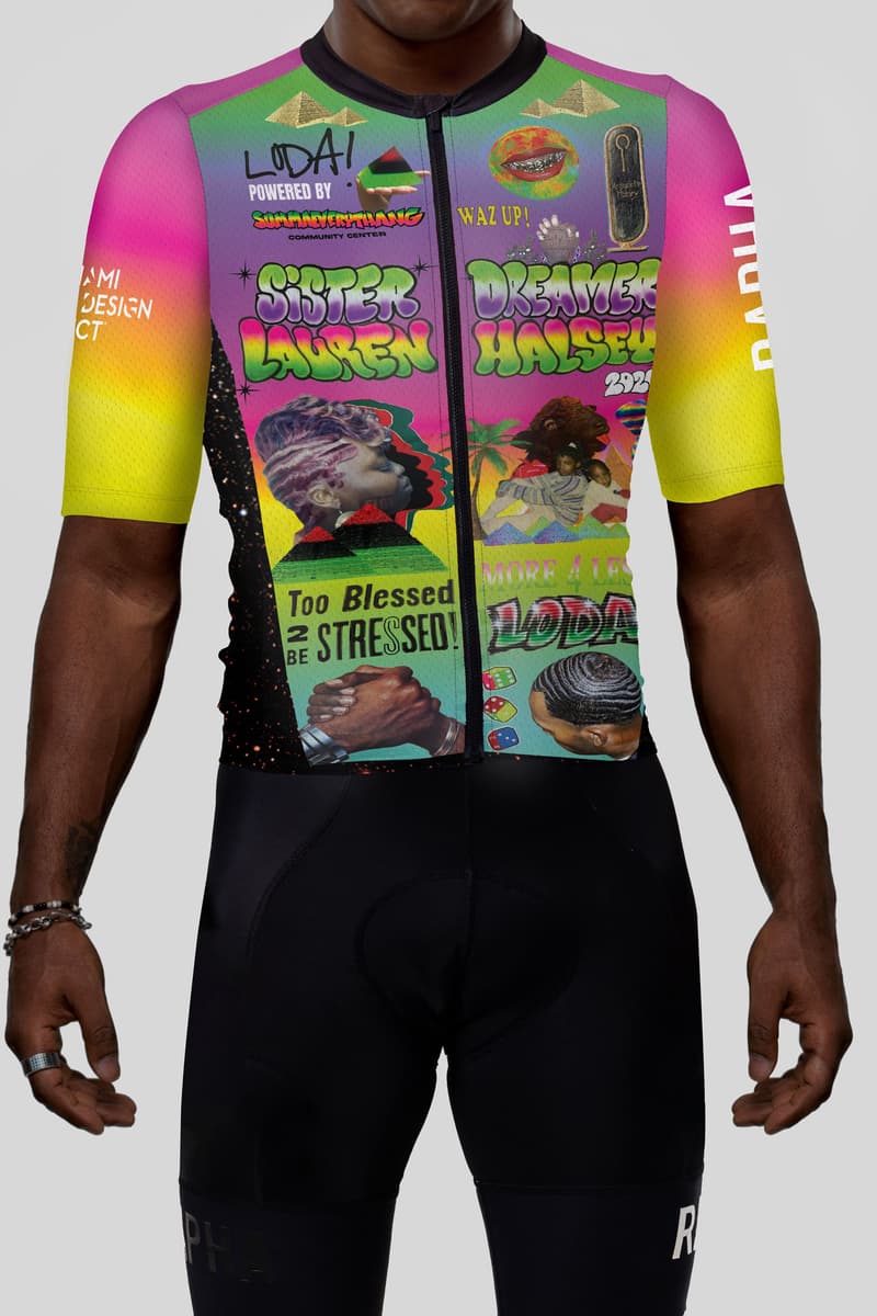 lauren halsey rapha jersey dolphins cancer challenge collaboration fashion art contemporary artwork