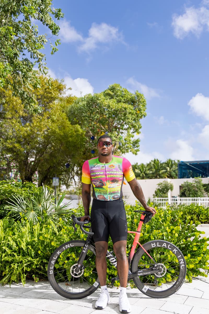 lauren halsey rapha jersey dolphins cancer challenge collaboration fashion art contemporary artwork