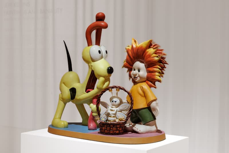 espace louis vuitton osaka jeff koons artworks sculptures paintings 