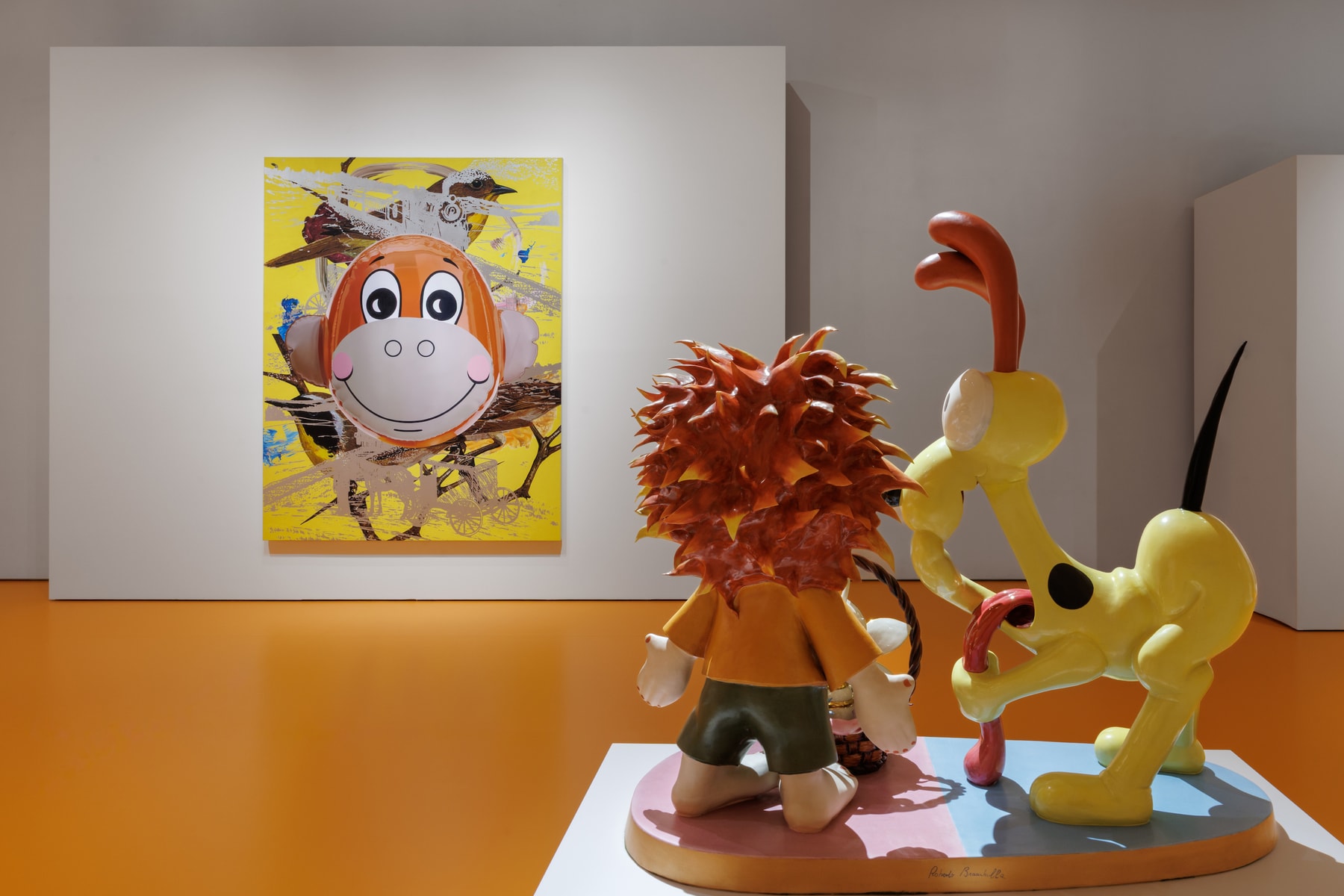 espace louis vuitton osaka jeff koons artworks sculptures paintings 