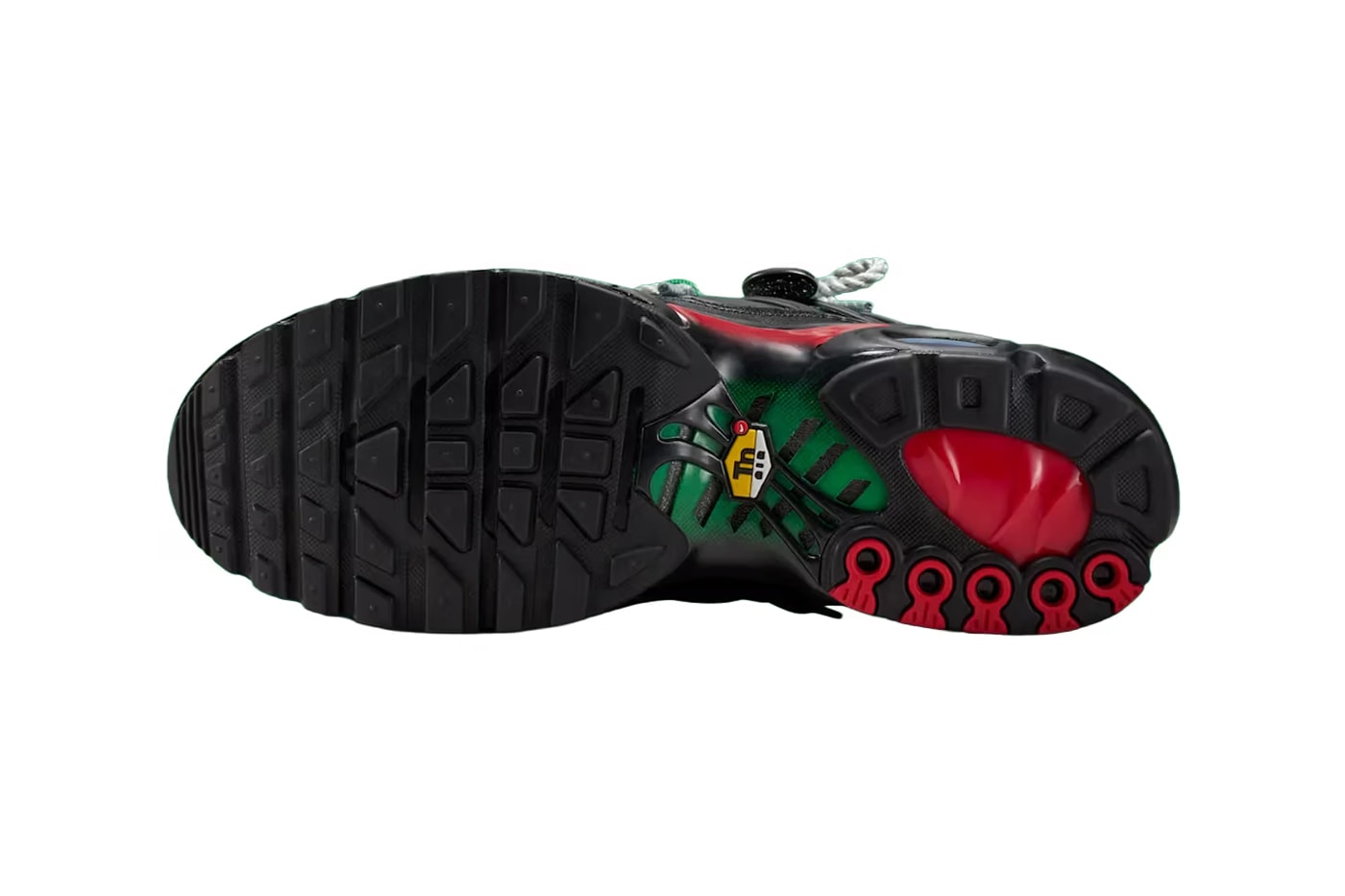 HOMECOMING Festival Celebrates African Culture With Two Bold Nike Air Max Plus Designs release info Black/University Red-Court Green, Safety Orange/Black-Bright Mandarin IM4960-001, IM4960-800