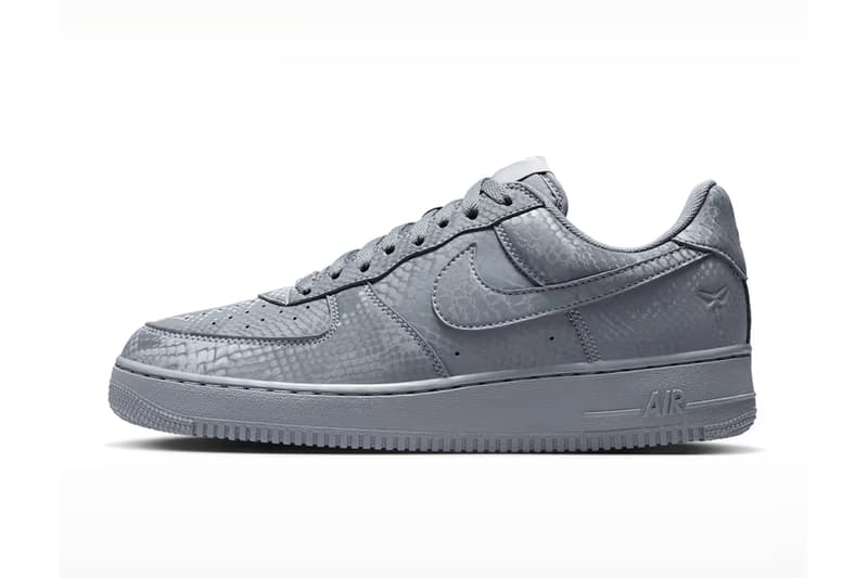 Kobe Bryant Nike Air Force 1 Low "Cool Grey" official look cool grey wolf grey IB0018-004