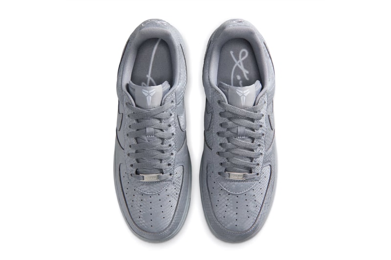 Kobe Bryant Nike Air Force 1 Low "Cool Grey" official look cool grey wolf grey IB0018-004