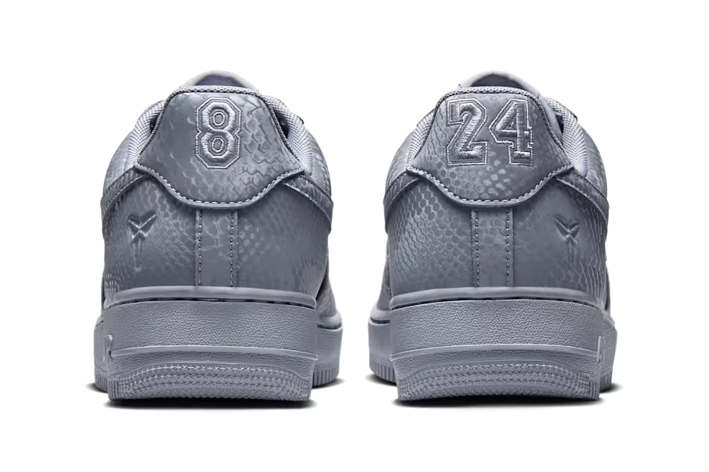 Kobe Bryant Nike Air Force 1 Low "Cool Grey" official look cool grey wolf grey IB0018-004