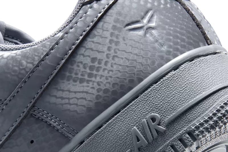Kobe Bryant Nike Air Force 1 Low "Cool Grey" official look cool grey wolf grey IB0018-004