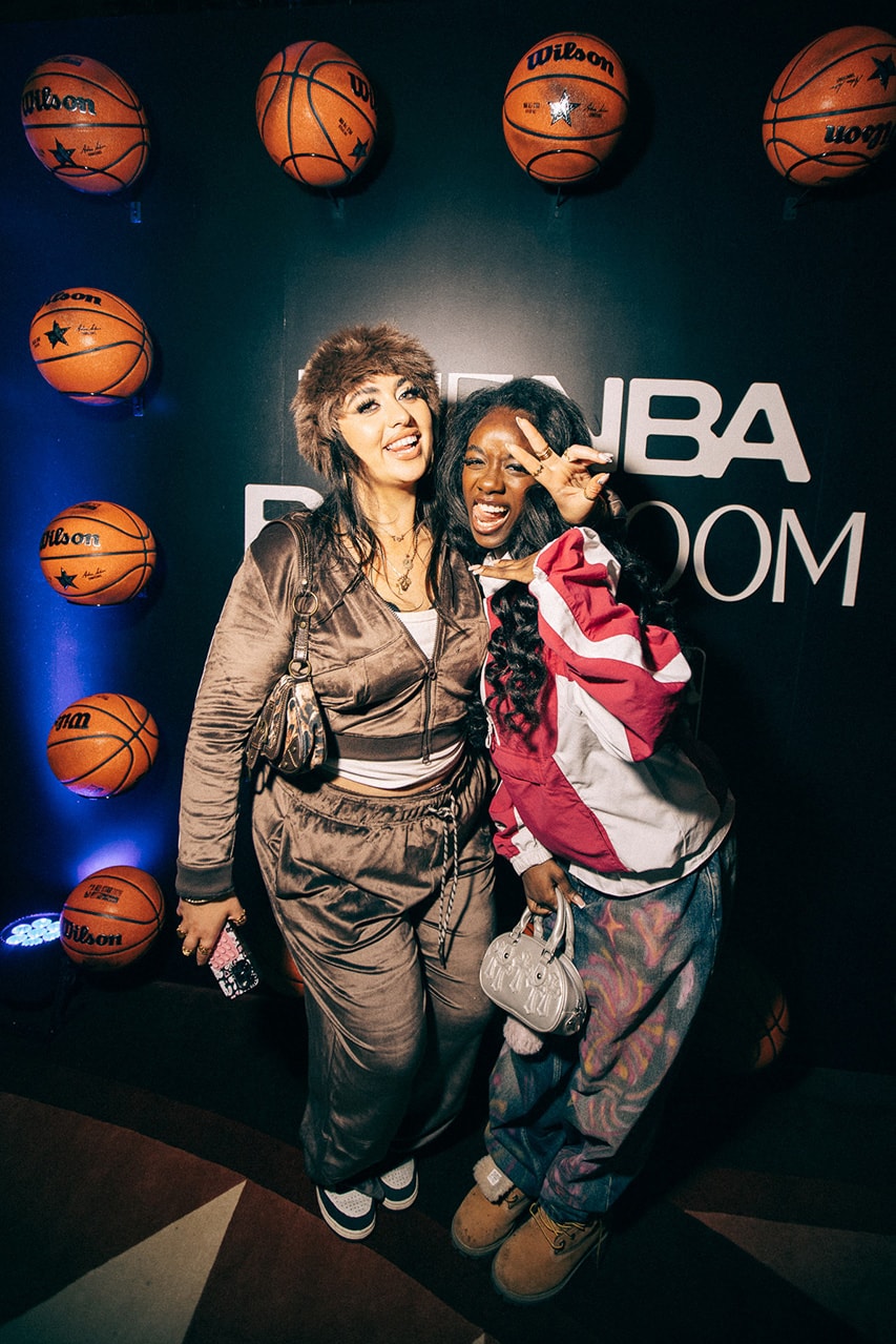 NBA All-Star Watch Party, Londres, Reino Unido, Street Style, diseños de moda, talento, evento exclusivo, resumen en video, artista de fútbol, taller de funciones de Sosa Content