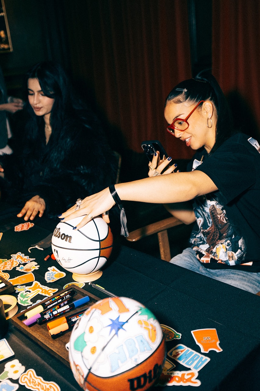 nba all-star watch party london uk streetwear fashion creatives talent exclusive event video recap football artist sosa content feature workshop 