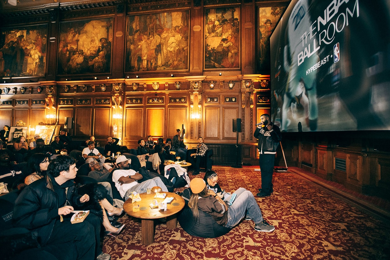 nba all-star watch party london uk streetwear fashion creatives talent exclusive event video recap football artist sosa content feature workshop 