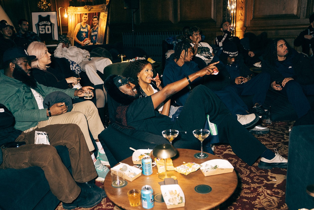 nba all-star watch party london uk streetwear fashion creatives talent exclusive event video recap football artist sosa content feature workshop 