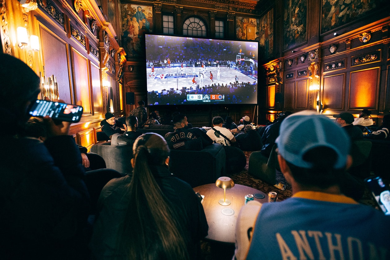 nba all-star watch party london uk streetwear fashion creatives talent exclusive event video recap football artist sosa content feature workshop 