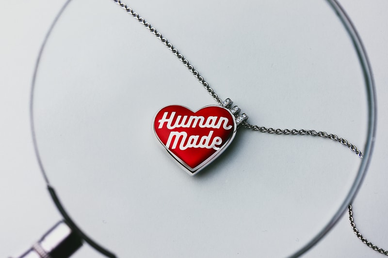 JOOPITER Unveils Limited-Edition Jacob & Co. x HUMAN MADE Heart Pendant jacob arabo nigo pharrell williams
