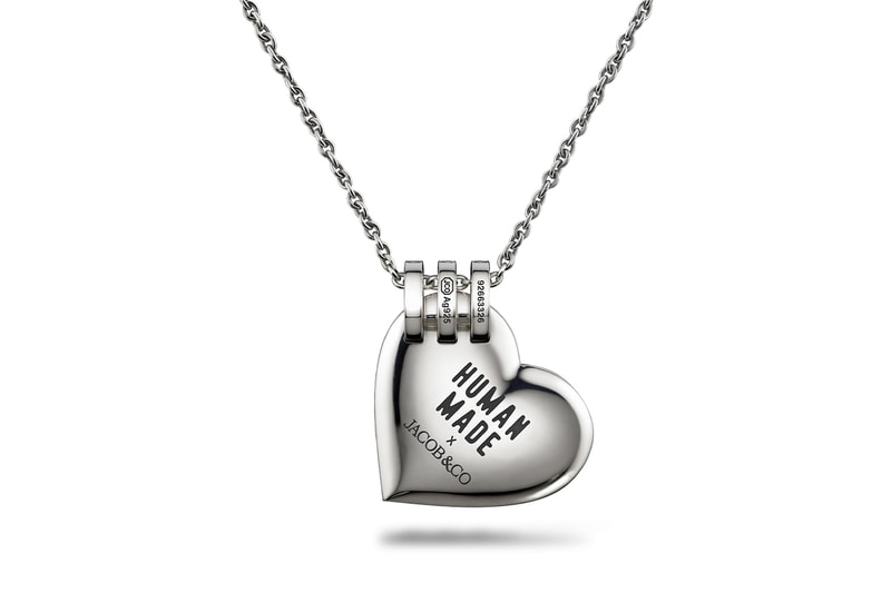 JOOPITER Unveils Limited-Edition Jacob & Co. x HUMAN MADE Heart Pendant jacob arabo nigo pharrell williams