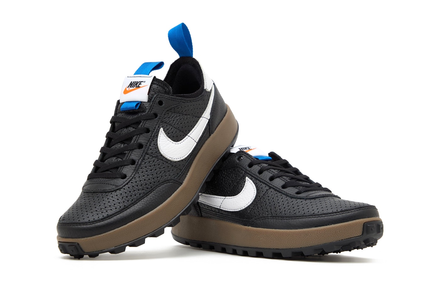 Tom Sachs x Nike General Purpose Shoe "Black" FZ1363-002 Black/White-Team Royal-Team Orange-Gum Dark Brown mars yard