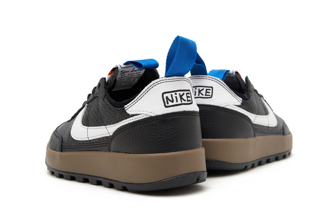 Tom Sachs x Nike General Purpose Shoe "Black" FZ1363-002 Black/White-Team Royal-Team Orange-Gum Dark Brown mars yard