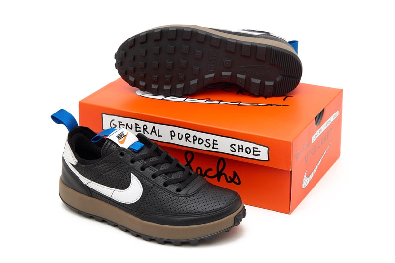 Tom Sachs x Nike General Purpose Shoe "Black" FZ1363-002 Black/White-Team Royal-Team Orange-Gum Dark Brown mars yard