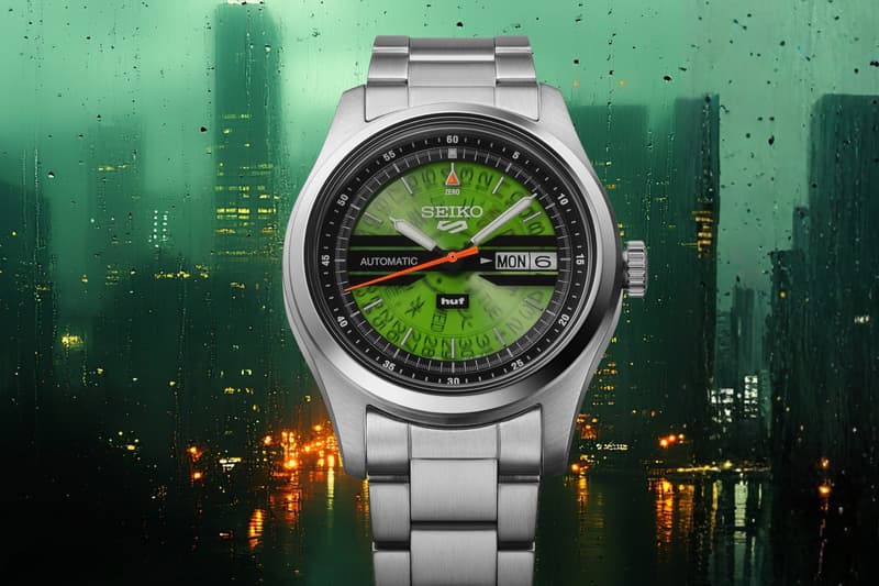 Seiko 5 Sports HUF II Limited Edition SRPM09 Collaboration Release Info