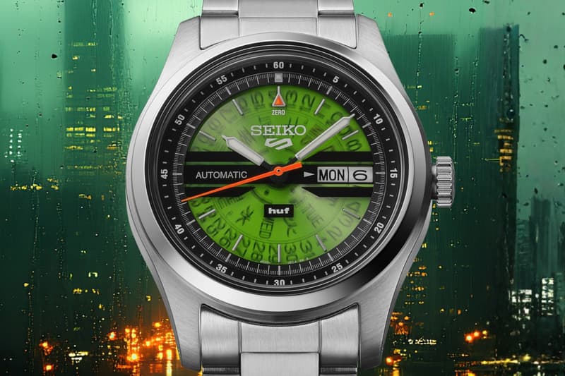 Seiko 5 Sports HUF II Limited Edition SRPM09 Collaboration Release Info