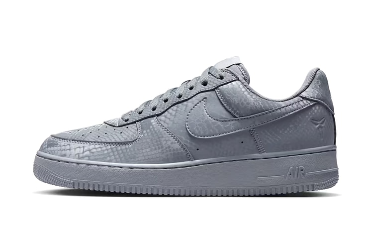 Official Look at the Kobe Bryant x Nike Air Force 1 Low "Cool Grey"