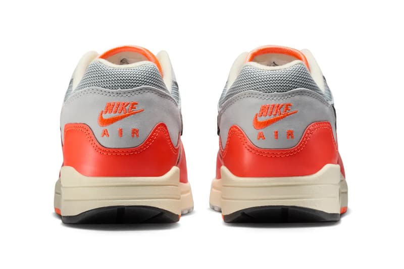 Official Look at the Patta x Nike Air Max 1 Waves "Hyper Crimson" Hyper Crimson/Pure Platinum-Black II7055-800