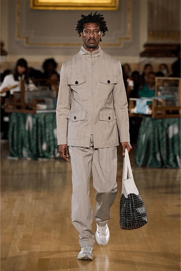 LABRUM Fall Winter 2026 London Fashion Week menswear womenswear runway Foday Dumbuya