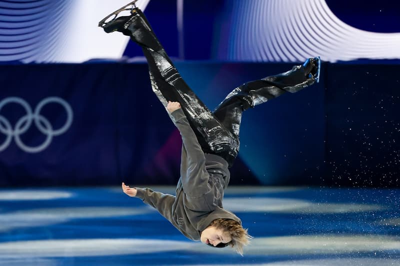 Ilia Malinin Makes a Bold Statement in $1,100 USD Balmain Denim at 2026 Winter Olympics NF Fear hoodie