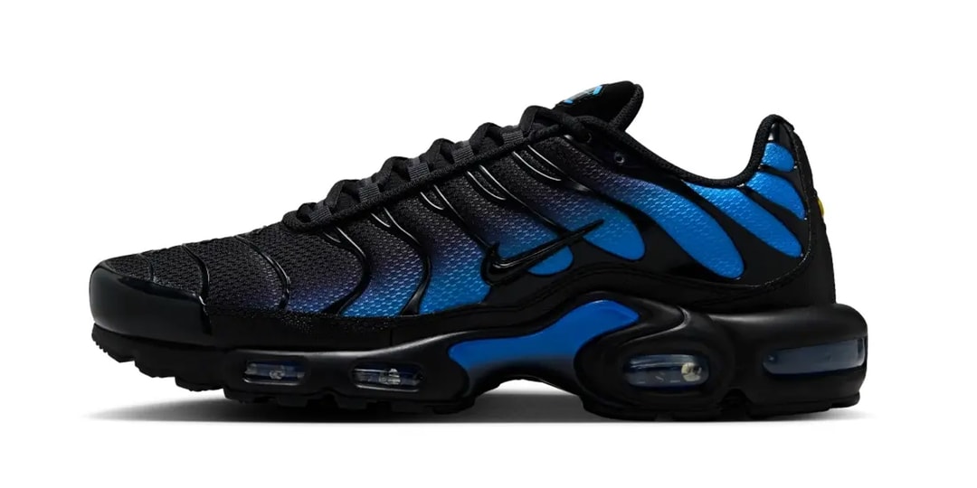 Official Look at the Nike Air Max Plus "Black/Blue Crystal"
