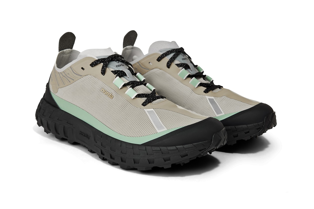 Collection de chaussures norda SS26 « KALEIDOSCOPIC » 001A, 002, 003, 008 Camo Cosmic Kanagawa