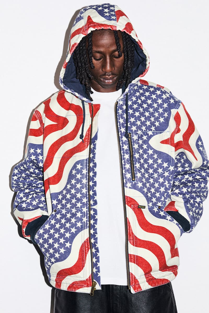 Supreme Spring/Summer 2026 Collection jackets shirts sweaters tops sweats pants tees hats beanies shorts bags accessories skate vanson art dealer alfredo martinez 