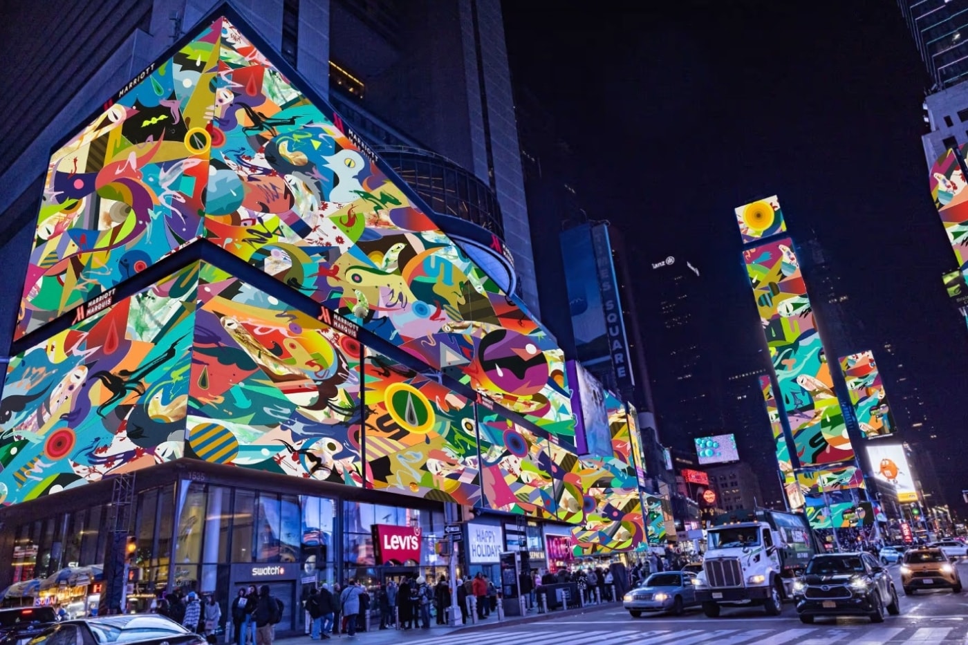Tomokazu Matsuyama "Morning Again" Midnight Moment Program Times Square NYC