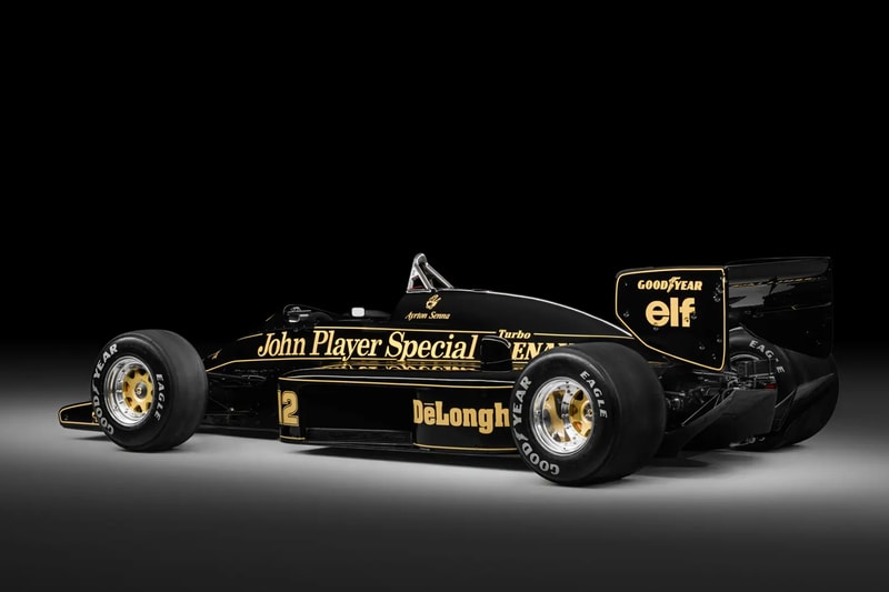 Ayrton Senna's 1986 Lotus 98T Formula 1 Car Heads To Auction fetch 12 million usd john player special liveried car