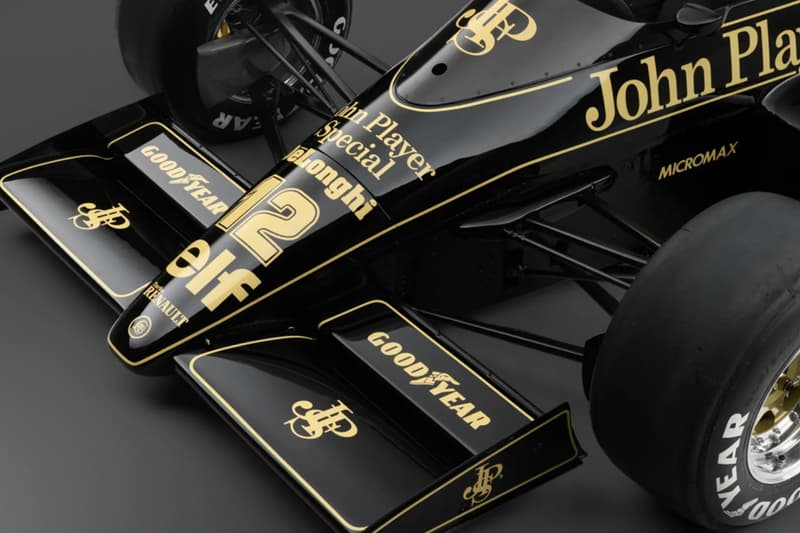 Ayrton Senna's 1986 Lotus 98T Formula 1 Car Heads To Auction fetch 12 million usd john player special liveried car