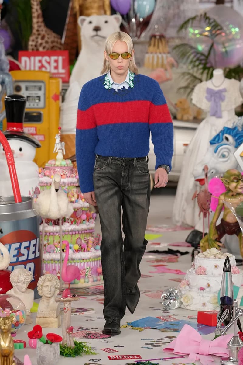 Diesel FW26 Collection Runway Show Milan Fashion Week Glenn Martens