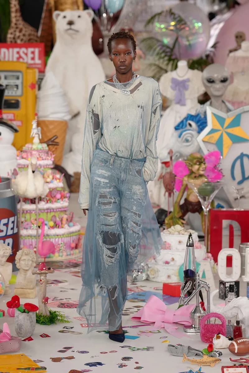 Diesel FW26 Collection Runway Show Milan Fashion Week Glenn Martens