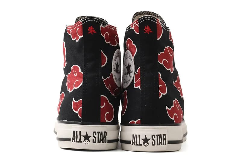 'Naruto Shippuden' x Converse Japan Collection All-Star Hi Lo Naruto Minato Kakashi Sakura Sasuke Itachi Akasuki