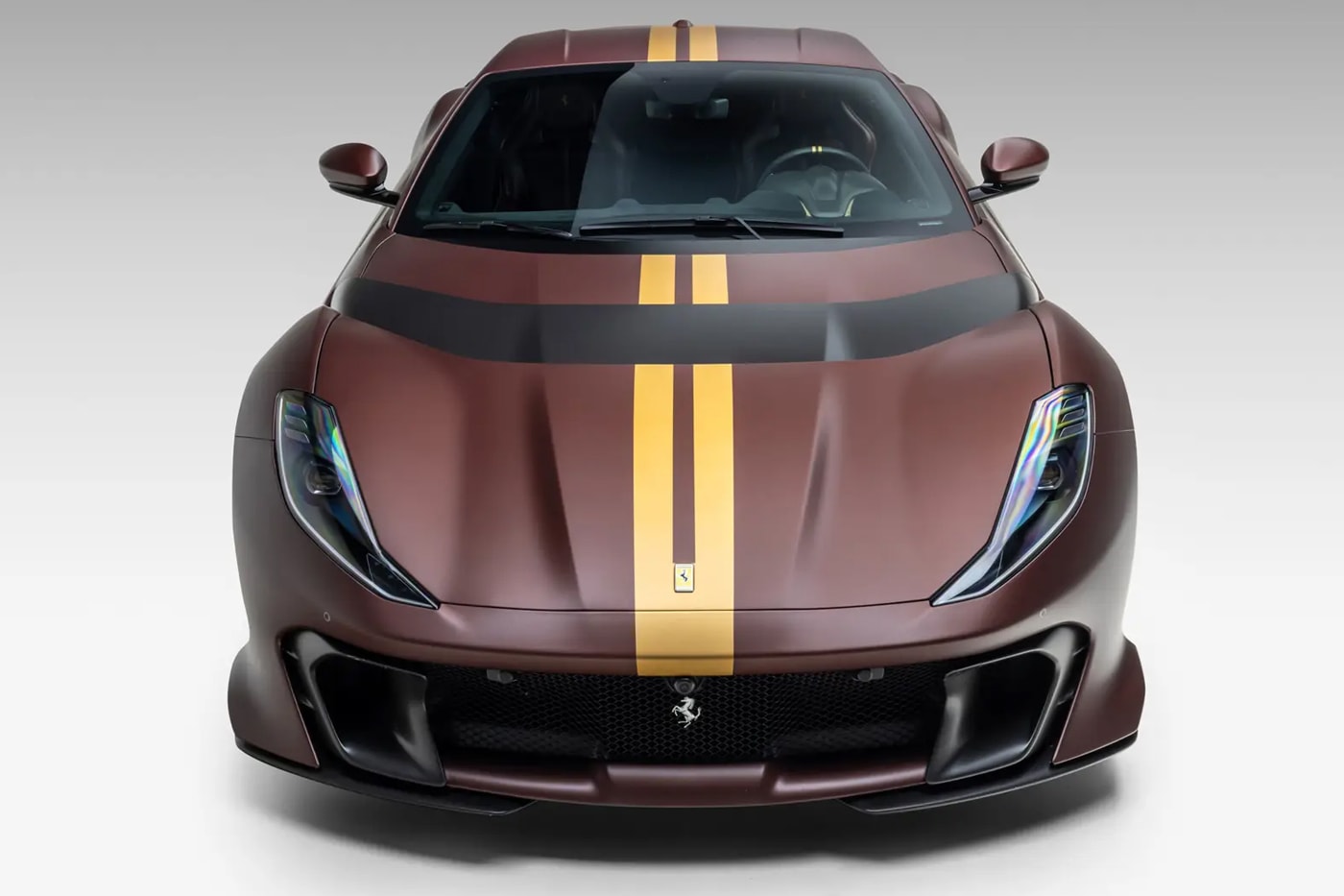 A Bespoke 2023 Ferrari 812 Competizione "Tailor Made" Hits the Auction Block rm sothebys charles leclerc carlos sainz