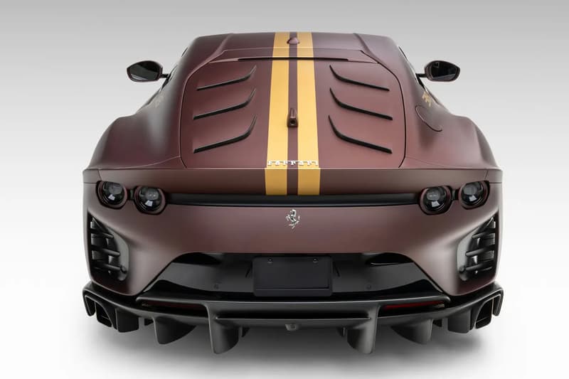 A Bespoke 2023 Ferrari 812 Competizione "Tailor Made" Hits the Auction Block rm sothebys charles leclerc carlos sainz