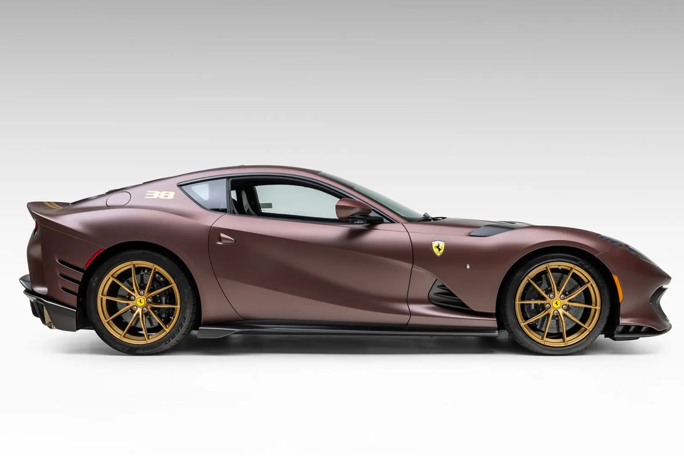 A Bespoke 2023 Ferrari 812 Competizione "Tailor Made" Hits the Auction Block rm sothebys charles leclerc carlos sainz