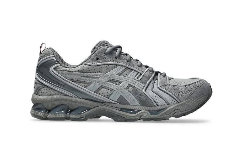 Thom Browne x ASICS GEL-Kayano 14 Collab Pre-Order black grey suede